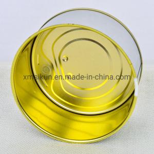 Factory Direct Selling Round Tin Containers With Lids Empty Food Packaging Use