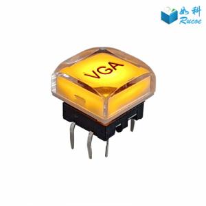 China Illuminated LED Push Button Switch For Console wholesale