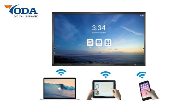 Quality A-Si TFT-LCD Touch Screen LCD Panel Monitor 75'' High Brightness For Meeting Room  Flat Panel for sale
