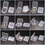 Custom Packing Storage Memory Card Box Plastic Single SD Card Case Holder