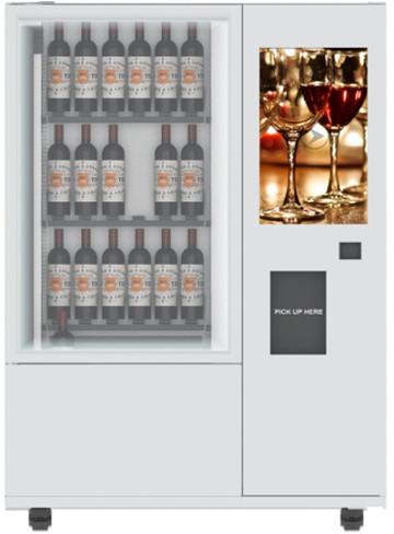 Quality Conveyor Elevator Alcohol Vending Machine No Touch Purchase Security Camera for sale