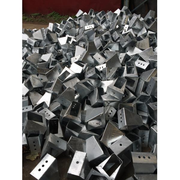 Hot Dip Zinc Coated Galvanized Steel Guardrail Spacer With ISO9001 2008 Certification