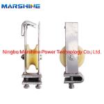 Crossarm-Mounted Stringing Block With Round Belt Power Transmission
