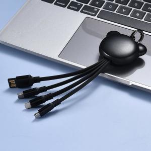 China Custom Length 16cm Multiple USB Charger Cable Universal Keychain wholesale