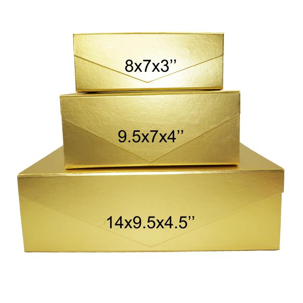 Magnetic Collapsible Rectangle Cardboard Presentation Boxes For Party Wine Packaging
