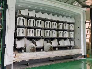 China Tunnel kiln high output modular firing sanitary ware toilet kiln wholesale