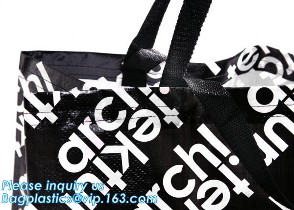 Super quality gift pp woven shopping bag with zipper,pp woven check jumbo laundry shopping bag,Eco Friendly Recycle Reus