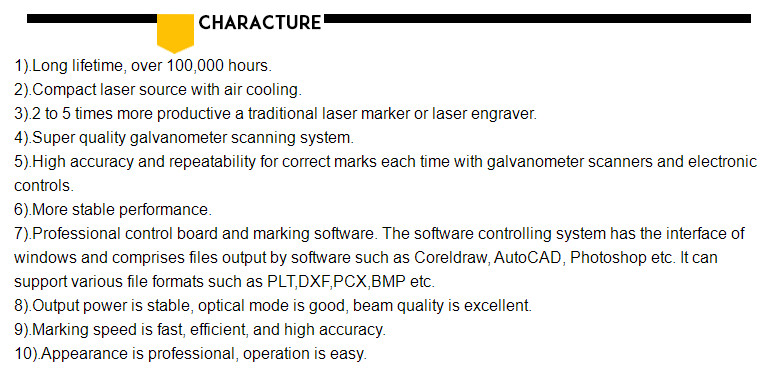 Fully Closed Fiber Laser Color Marking Machine JCZ controller