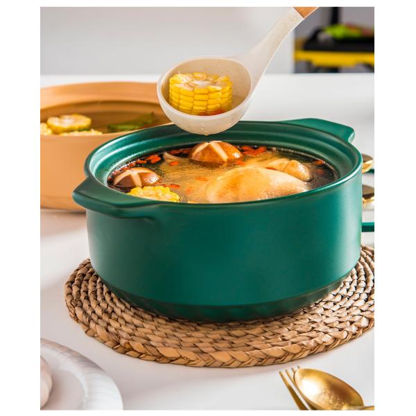 Modern Design Style Complete Cooking Pots Set With Ceramic Material