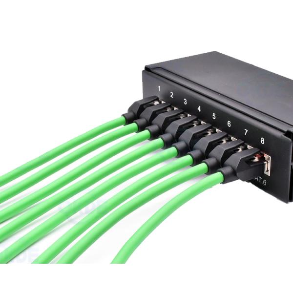 Flexible Drag Chain Cable M12 to RJ45 Plug Connector Ethernet Network Cable Cat6 Wiring Harness Turnkey