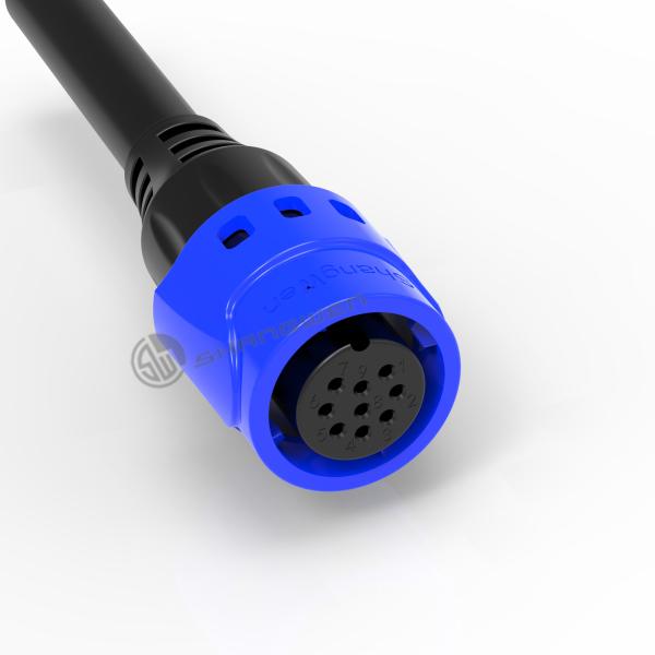 Stable M19 Connector Plug Multiple 2 Pin Female Connector Small Size