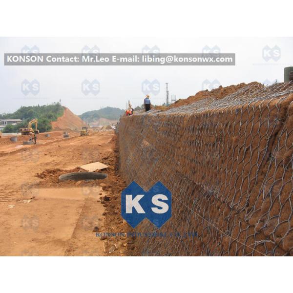 Orrosion Resistant Galvanised Gabion Mesh River Gabion Mattress 100 x 120mm Mesh Size