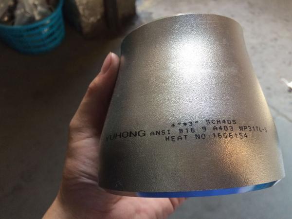 Quality Butt Weld Fittings ASTM A403 WP317L , Reducers Eccentric Reducer / Concentric Reducer B16.9 for sale