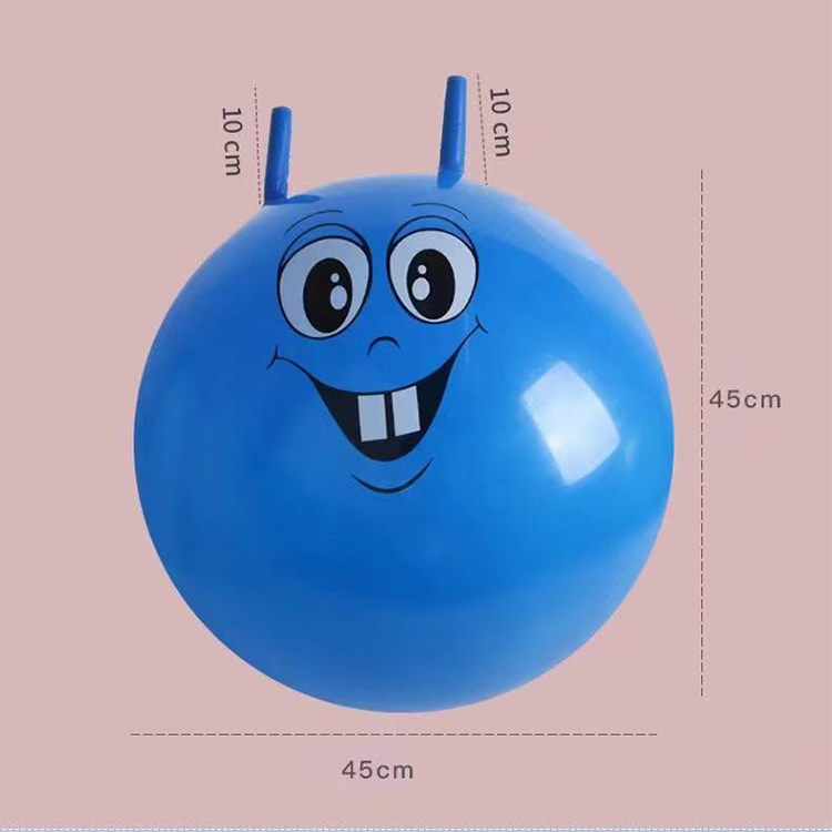 Unisex Ride Toys Kids Bouncy Hopper Jumping Inflatable Bouncer Ball