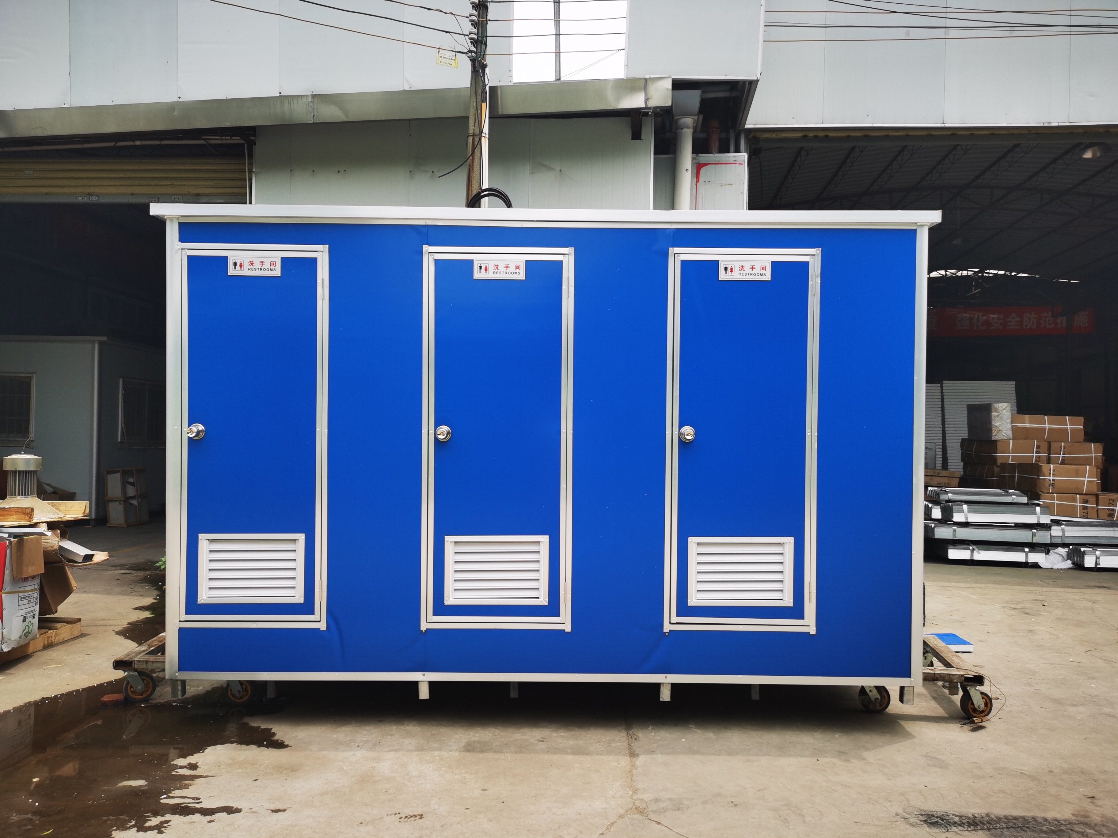 50mm Panel Steel Portable Toilet