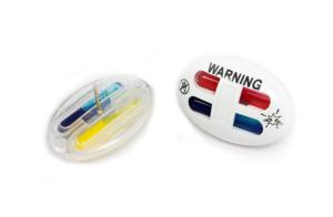 China Anti - Theft EAS Hard Tag RF 8.2MHZ / Ink Security Tag Multi Color Available wholesale