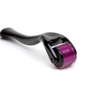 China Black Titanium Konjac Microneedle Derma Roller For Face wholesale