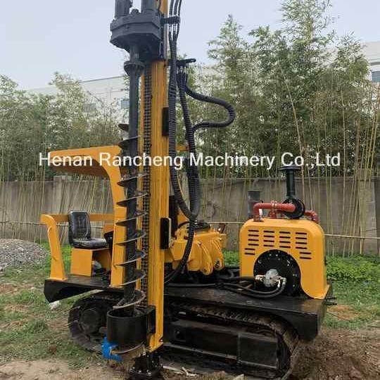 Quality Solar Pile Driver With 6m Frame Post Crawler Ramming Machine for sale