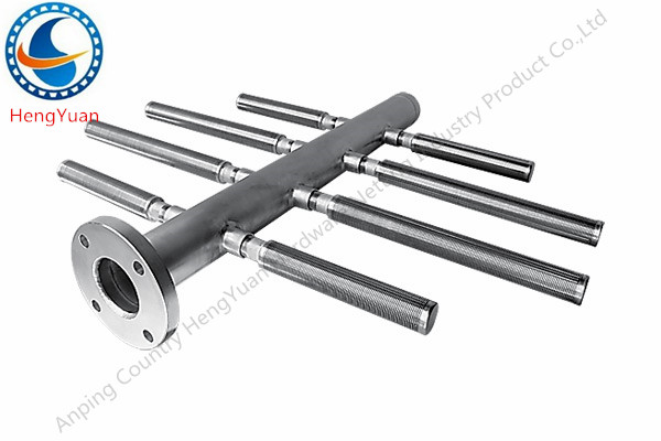 Easy 316 Wedge Wire Screen Pipe / Johnson Wire Screen Intake Header And Hub Laterals & Hub Radial Laterals