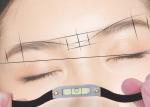 Black Eyebrow Ruler Microblading Mapping String Marker