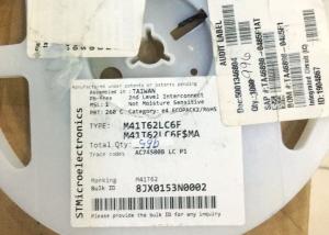 China M41T62LC6F 400kHz 16B RTC Real Time Clock STMicroelectronics wholesale
