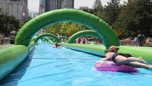 China new 1000ft slip n slide inflatable slide the city wholesale