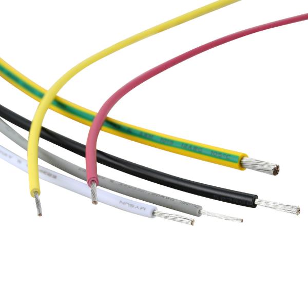 Quality Black Color XLPE Insulated Wire Tinned Copper Core 26AWG Vw-1 Wires for sale