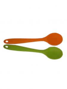 China Baby Tableware Custom Silicone Products Food Grade Soft Silicone Feeding Spoon wholesale