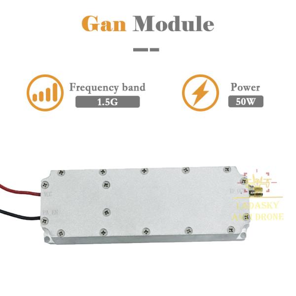 Quality 1.5GHz 50W GaN Module Anti-Drone Module 1550-1620MHz Anti Dji Anti Autel Drone Defense for sale