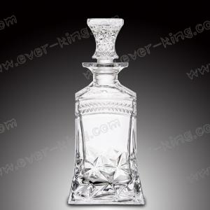 Square Tequila Glass Bottle For Spirits