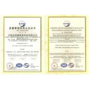 Hefei Jinguoyuan Vision Technology Co., Ltd. Certifications