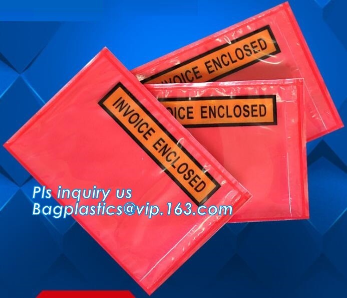 TNT DHL shipping packing list document envelopes, packing list padded envelope, tamper proof express use plastic packing