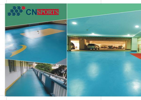Quality CN-C06 Color Crystal Car Park Epoxy Flooring Non Toxic Spraying Coating for sale