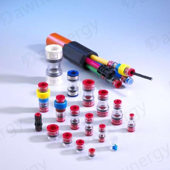 Quality HDPE Micro Duct Straight Connectors And End Caps for sale