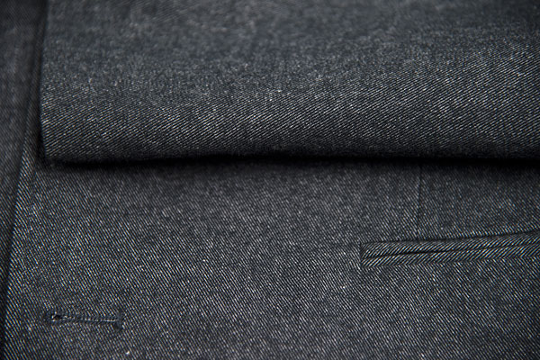 Deep Grey Mens Casual Blazer Jacket Worsted Business Button Fly Pant Closure Type