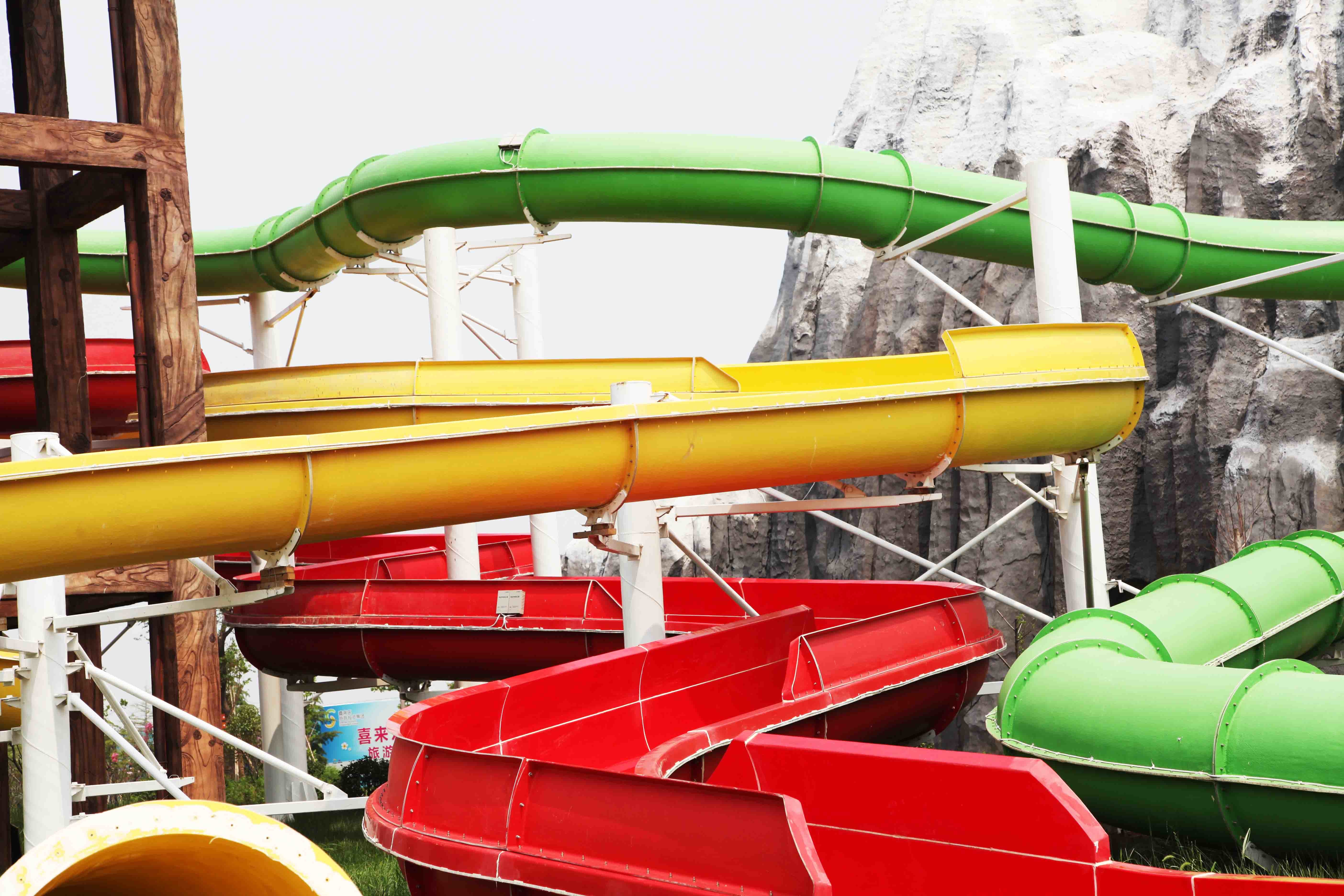 Outdoor Custom Water Slides Spiral Water Slide For Adults And Kids