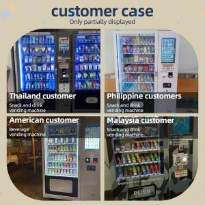 Real-time Monitoring Supported Self Service Vending Machines 400W 270-540 Pcs Capacity