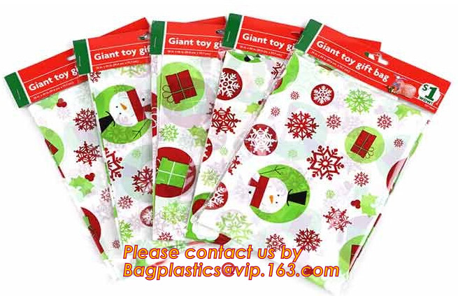 Custom CPE semitransparent printing frosted corded beaded gift bags,lovely children clothes gift packing plastic bag