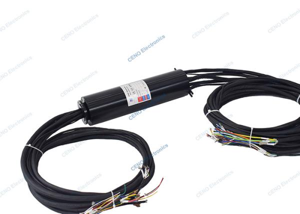 Quality Encoder Signal Integrated Electrical Slip Ring Assembly With Multi Channels for sale