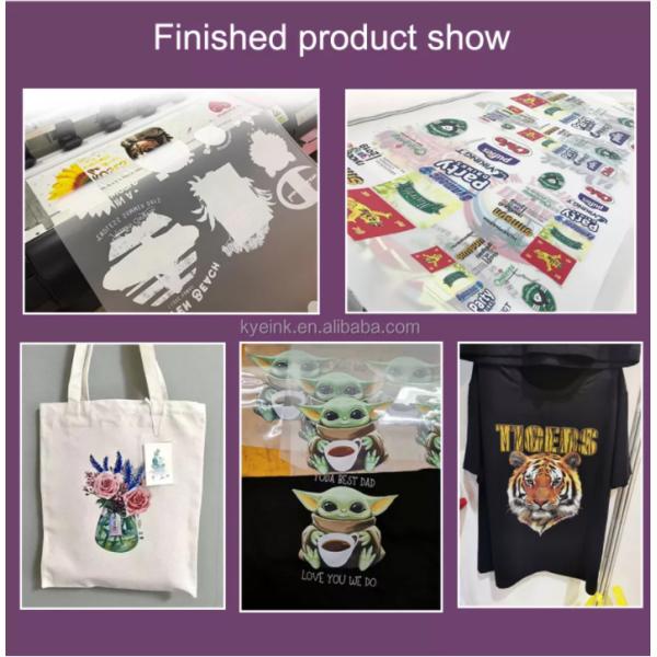 CMYKW DTF Direct To Film Ink For Cotton Polyester Linen Fabrics