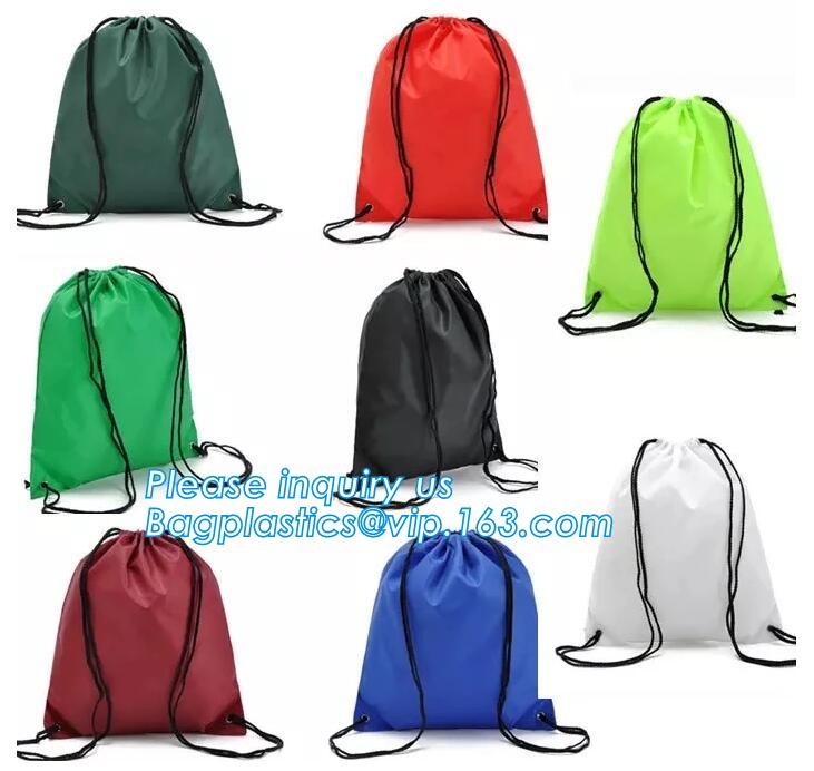 Cheap Custom Wholesale Promotion Canvas Cotton Drawstring Bag, Waterproof Mini Nylon Polyester Drawstring Bag bagplastic