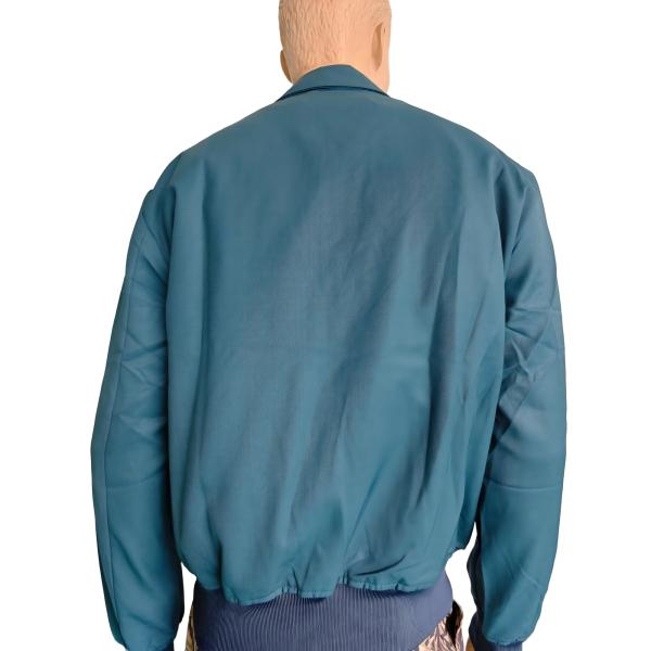 Customizable Fabric Standard Blue Uniform Jacket With 2 Pockets Winter Waterproof Breathable Polyester tactical Jacket