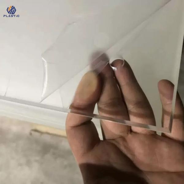 Customizable Size Clear Plastic Acrylic Sheets With Double Sided Film Coating