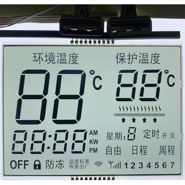 Reflective 128x64 LCD Display 15pin White Backlight SPI Interface
