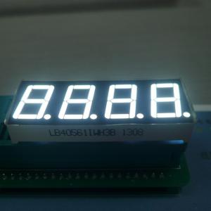 China Ultra White Numeric LED Display 4 Digit 7 Segment For Process Indicator wholesale