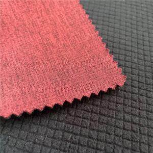 China 100 Polyester Jersey Bonded Fabric 75D 350gsm 150cm Waterproof Windproof wholesale