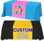 Custom Table Runner With Business Logo, Image Or Text Personalized Table Runner