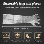 Disposable Field Dressing Gloves Veterinary Insemination Rectal Long Gloves,