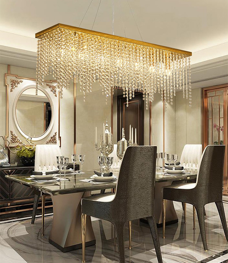 Nordic home decoration crystal chandelier restaurant extra large chandelier(WH-CA-106)