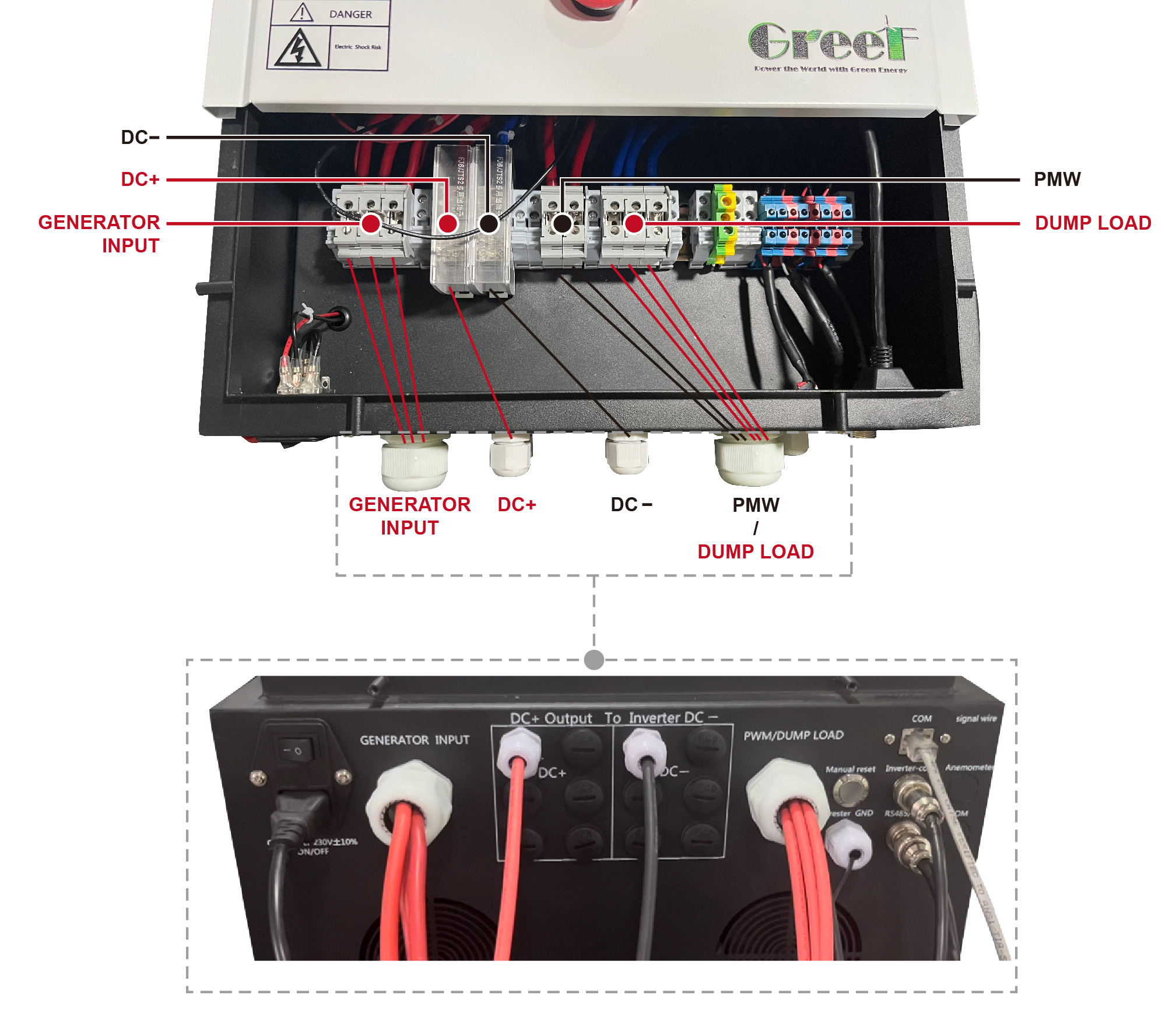 5kw On Grid Controller with dump load for Wind Generator Systems